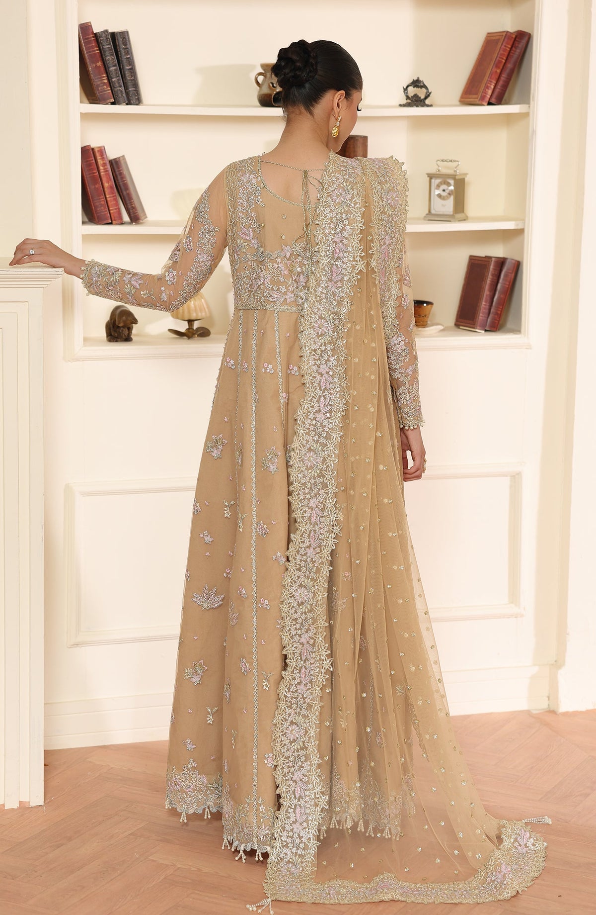 Festive wear ethnic outfit worn by model – Rang-e-Haya